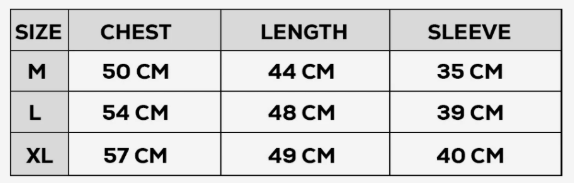 WorthTee - 1.0 (Sizing guide)