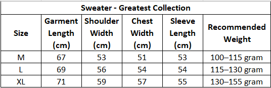 Greatest - Sweater -1.0