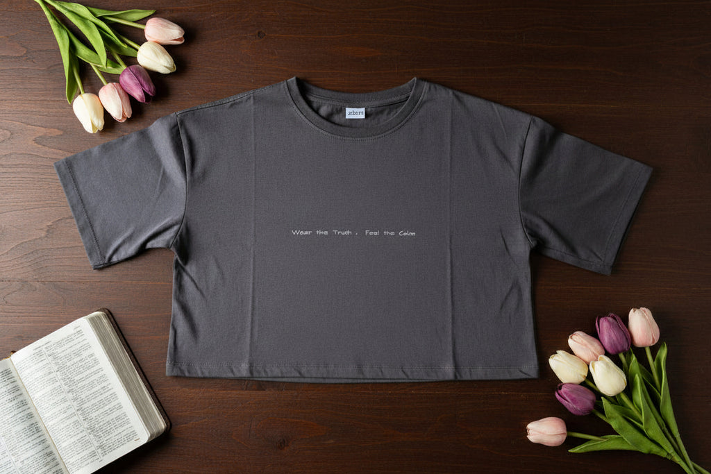Boxy Tshirt Female, Grey color Jirezzo T-shirt